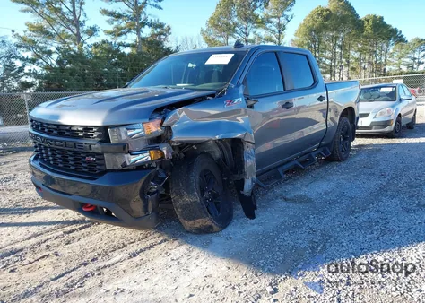2019 Chevrolet Silverado 1500 Custom Trail Boss z USA, uszkodzony, nr VIN 1GCPYCEF6KZ308942